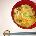 美いた's cooksnap of when they made ばあちゃん直伝☆我が家の八戸せんべい汁.