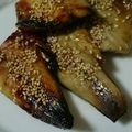 なでしこ322's cooksnap of when they made 塩さばのごまみりん焼き.