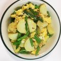 妻はベトナム人's cooksnap of when they made アスパラとじゃがいもの卵炒め.