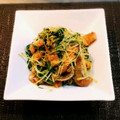ちーず♡'s cooksnap of when they made 水菜と油揚げのさっと炒め❀.