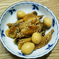 ☆yuka0024☆'s cooksnap of when they made お弁当に♪手羽中とうずら卵のさっぱり煮.