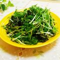 旦那は皿洗い's cooksnap of when they made 水菜と塩昆布の簡単和え物♪.
