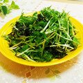 旦那は皿洗い's cooksnap of when they made 水菜と塩昆布の簡単和え物♪.