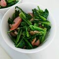 えつおくん's cooksnap of when they made はなっこりーとベーコンのバター炒め♪.