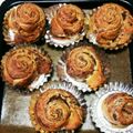 ゆきんこfoods's cooksnap of when they made チョコレート多めで！マーブルチョコパン.