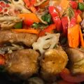 todachima's cooksnap of when they made 野菜たっぷり♪蓮根と豚肉の彩り甘酢炒め.
