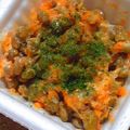 nosso's cooksnap of when they made ほんのりあま～い✿にんじん✿納豆ご飯.