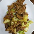 ババァル's cooksnap of when they made 豚こまカレーオイスター炒め♥.