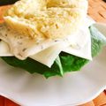 ☆糖質減らしてます☆'s cooksnap of when they made バジルマヨで☆ボロニアサンドイッチ♪.