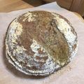 hiromi605's cooksnap of when they made 自家製酵母　よもぎカンパーニュ.
