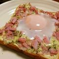 クック72☆'s cooksnap of when they made 簡単！ハムとチーズのすごもりトースト.