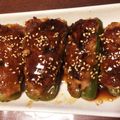サイチョン's cooksnap of when they made ＊ピーマンの肉詰めのみそ照り焼き＊.