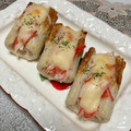 chocoraママ's cooksnap of when they made かにかまのちくわチーズ焼き.