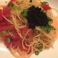 海の外のキッチン's cooksnap of when they made キャビアの冷製パスタ☆.