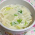 ーBONIー's cooksnap of when they made 白菜とベーコンのとろ～りミルクスープ.