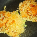 くりまるかあさん's cooksnap of when they made 余ったそうめんで♪お好み焼き風★.