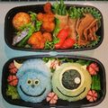 さくら✿♡'s cooksnap of when they made キャラ弁 サリー＆マイク モンスター.