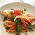 あずまり's cooksnap of when they made お野菜たっぷり！イワシの南蛮漬け.