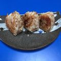 sonlove's cooksnap of when they made なめたけ焼きおにぎり☆.