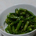 ヨシヨッシー's cooksnap of when they made 簡単すぎる！インゲンと塩こぶの和えもの★.