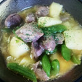 ゆかゆか０６'s cooksnap of when they made 砂肝とジャガイモのアヒージョ.