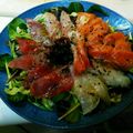 ネムネム犬's cooksnap of when they made 刺身盛りアレンジでカルパッチョ☆.