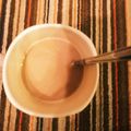 ＊もえすけ＊'s cooksnap of when they made スキムきな粉ドリンク.