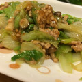 gomaneko's cooksnap of when they made 豚ひき肉とレタスのオイスターソース炒め.