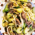 みゅーちゃん☆'s cooksnap of when they made 簡単すぎる！？牛肉とセロリの炒め物.