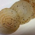 ラテ柴's cooksnap of when they made 超簡単！お弁当にも♪新玉ねぎのステーキ.