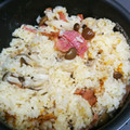 choco831's cooksnap of when they made ベーコンときのこの洋風炊き込みご飯.