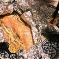 もにこ♩'s cooksnap of when they made ☆鮭とキノコのホイル焼き バター醤油風味.