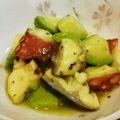 しんにし's cooksnap of when they made 簡単5分でおつまみタコとアボカドのマリネ.