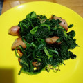 クック6SIDMV☆'s cooksnap of when they made 簡単！ほうれん草とウィンナー炒め.