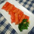 卯月のうさぎ２０１４'s cooksnap of when they made 溶かしバターでいただく☆カニカマ・ソテー.