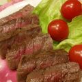 ♪ごんた's cooksnap of when they made 安物ステーキの美味しい焼き方！.