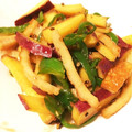 なみちゃんまま's cooksnap of when they made ちくわ入り！さつま芋とピーマンのきんぴら.