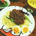 向日葵nyanko♪'s cooksnap of when they made ほっぺ流～辛さ自在の汁なし担々麺～.
