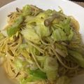 とよすみもも♪'s cooksnap of when they made 簡単☆アンチョビと春キャベツのパスタ.