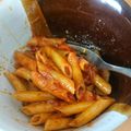 クックD2WK35☆'s cooksnap of when they made アヒージョ からの簡単ペンネアラビアータ.