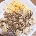 がんちゃん。鹵's cooksnap of when they made 鶏そぼろ？しらたきそぼろ？.
