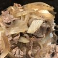 青沙◉'s cooksnap of when they made 冷めても美味しい牛丼.