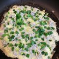ーBONIー's cooksnap of when they made フライパンで簡単☆葱とシラスのピザ.