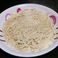 5匹のぶた's cooksnap of when they made レンジ簡単♪えのきのポンバタ♪切って3分.