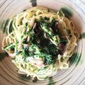 べてこ's cooksnap of when they made 生のりとキノコ、パルメジャーノかけパスタ.