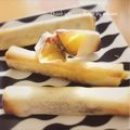 GoGo島みかん's cooksnap of when they made 春巻きの皮で　さつまいもスティック.