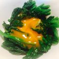 ☆T fairy☆ makohyang's cooksnap of when they made 旨い！ホウレンソウの黄身のせおひたし.