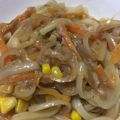 ART126's cooksnap of when they made 子どもの大好物♪ツナとコーンの焼きうどん.