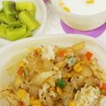 クック1L6OF8☆'s cooksnap of when they made 小魚ピラフ・保育園給食.