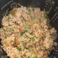 ぱりぽっぽ's cooksnap of when they made 春の味❀桜海老と菜の花の炊き込みご飯.